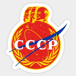 CCCP / NASA Sticker